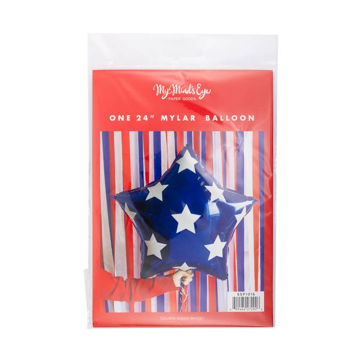 My Mind’s Eye - Vendita all'ingrosso A palloncino - Palloncino in mylar a forma di stella blu