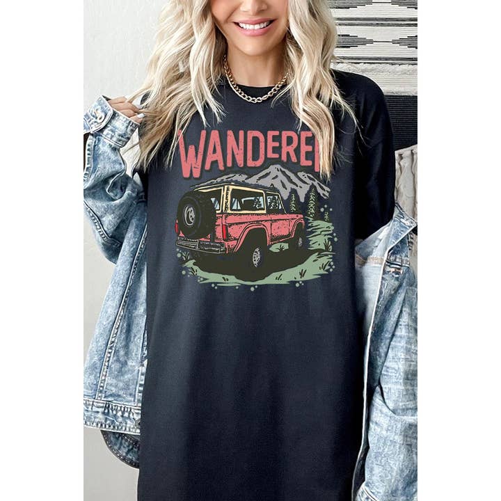 COLORBEAR - Wholesale T-Shirt (Graphic) - Women's - Wanderer Adventure Graphic Heavyweight T Shirts1