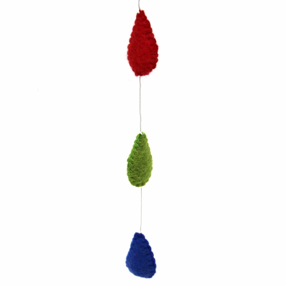 Global Crafts – wholesale Baby mobile – Colorful Raindrops Baby Nursery Felt Mobile3