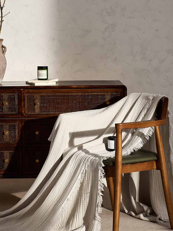 Retro Tassel Solid Color Soft Knit Blanket DP25F931 for wholesale by Dipped Shop