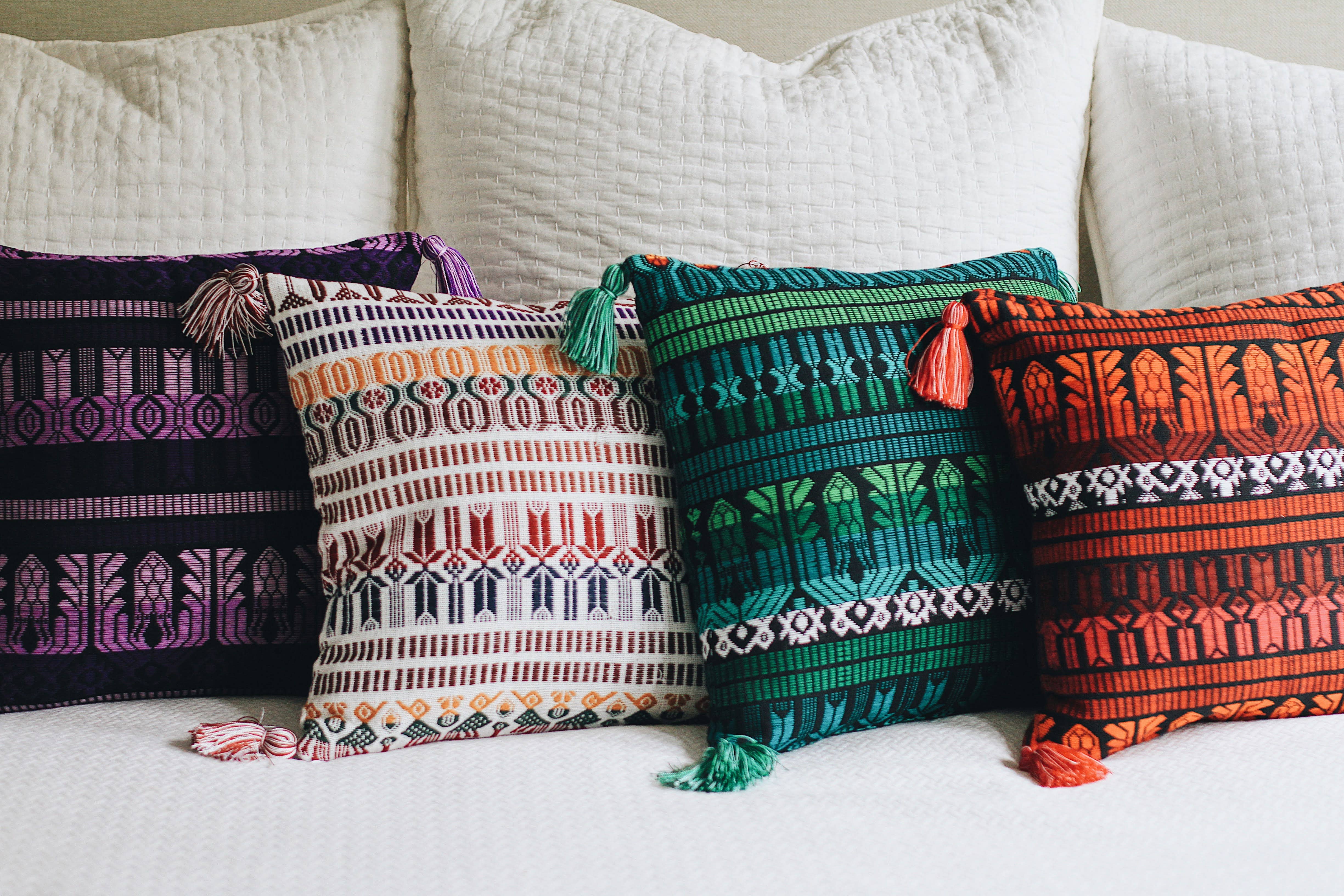 Upavim Crafts - Wholesale Throw/Decorative Pillow - Guatemalan Brocade Throw Pillow8