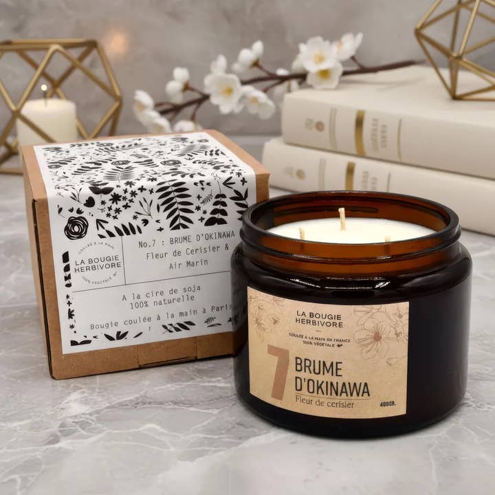 ASSINATURA N.º 7 Névoa de Okinawa | Cerejeira-Marinha Não Tóxica por atacado de LA BOUGIE HERBIVORE