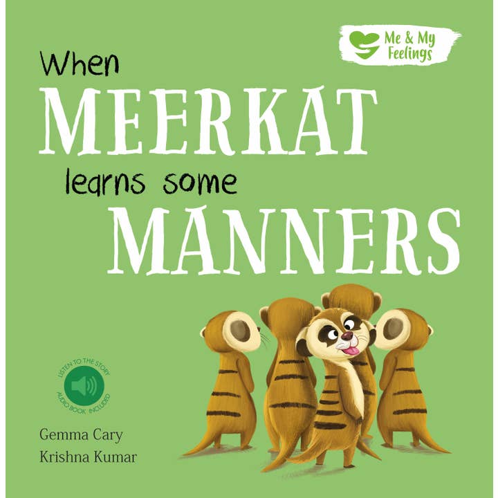 Robert Frederick Ltd – Engroshandel Bog til førskolebørn (3-5) – Når Surikat Lærer God Manerer - Me and My Feelings Børnebog i Paperback