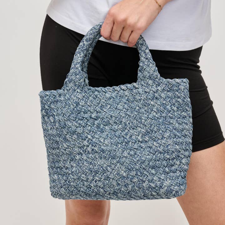 Sky's The Limit - Small Denim Crossbody for wholesale on Faire