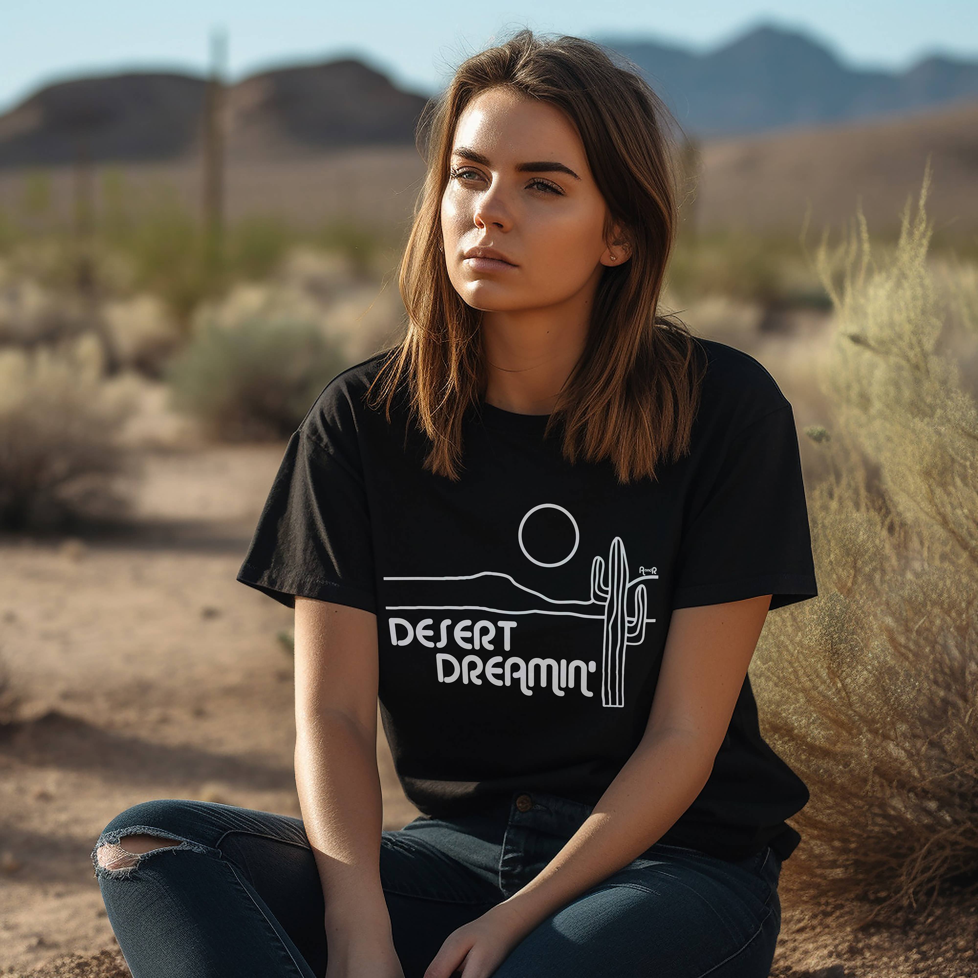Alley & Rae - Wholesale T-Shirt (Graphic) - Women's - Desert Dreamin’ Western Graphic Tee – Boho Wanderlust Style4