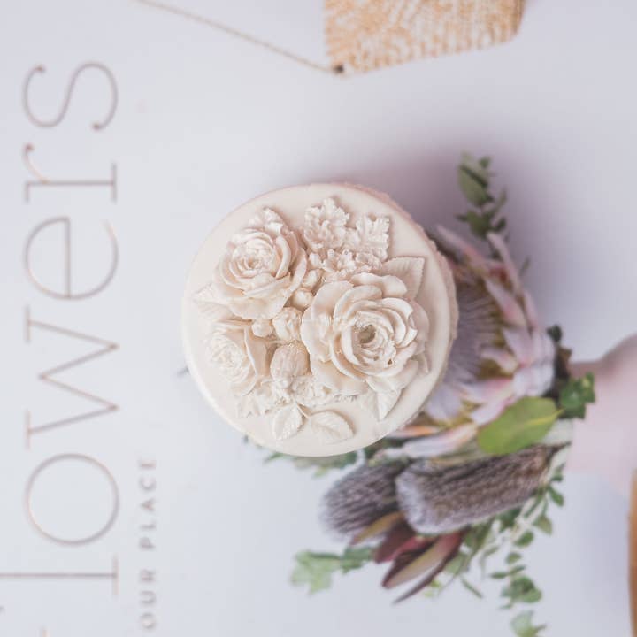 Cream White Blossom Box for wholesale on Faire3