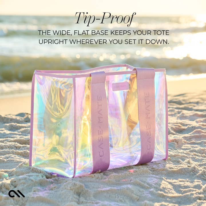 Case-Mate - Wholesale Tote Bag - Women's - Case-Mate Soap Bubble Beach Tote Shoulder Bag - Iridescent