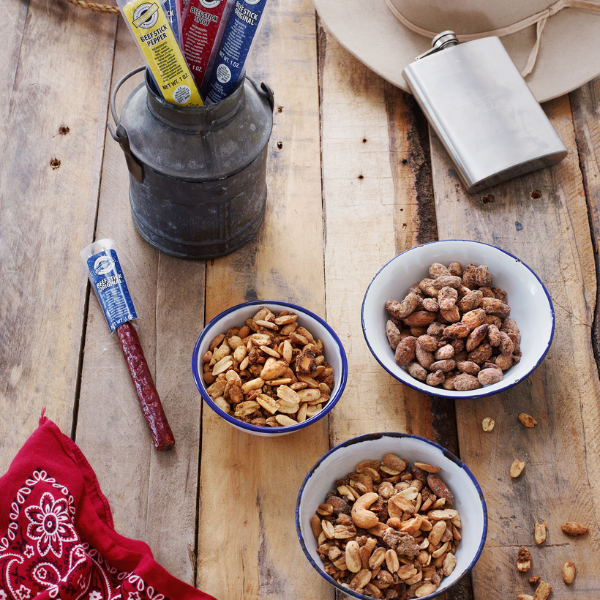 Damn, Man Snacks - Wholesale Food Gift Basket - Cowboy Box Beef & Nut Gourmet Gift Basket4