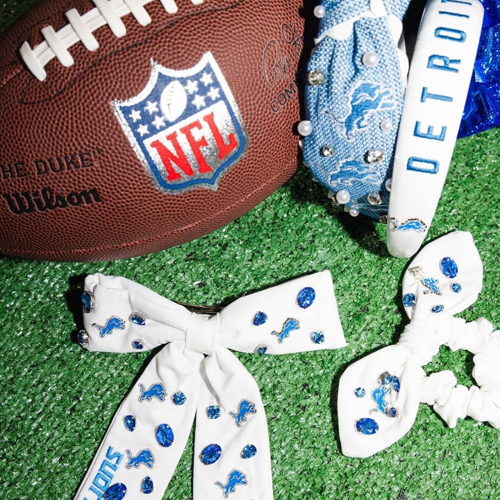 Brianna Cannon - Venta al por mayor Cinta para el pelo - Mujer - Diadema en punto de cruz para adultos de los Detroit Lions