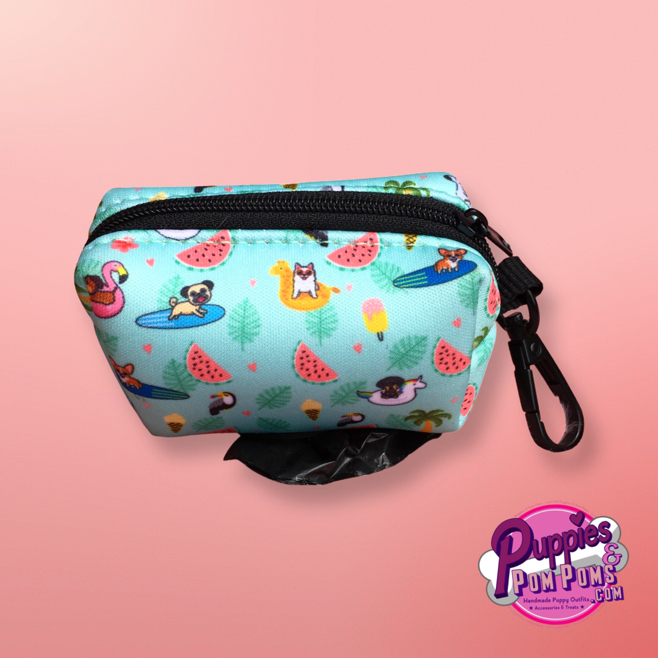 Puppies & Pom Poms – Engroshandel Hundeposedispenser – Poop Bag Holder - Summer Pawl Pawty3