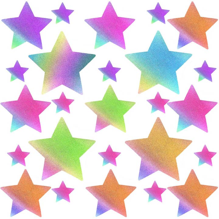 Adesivo para mamilos Rainbow Reflective Grey Starry Nights Cinza Crop Top por atacado de Neva Nude