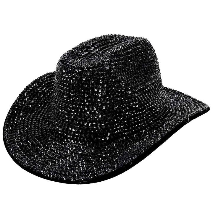 Diacly - Wholesale Cowboy Hat - Women's - Full Rhinestone Covered Cowboy Cowgirl Hat