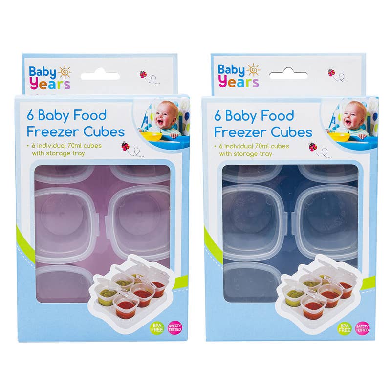 Deluxe Import Trading - Wholesale Ice tray/mould - Baby Years 6 Baby Food Freezer Cubes Assorted0
