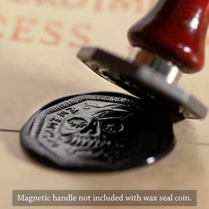 Wax Seal Stamp Rose Initial Letter E Retro Wax Stamp Maker Rose Alphabet  Initial Letter E Seal Stamp (Rose E)