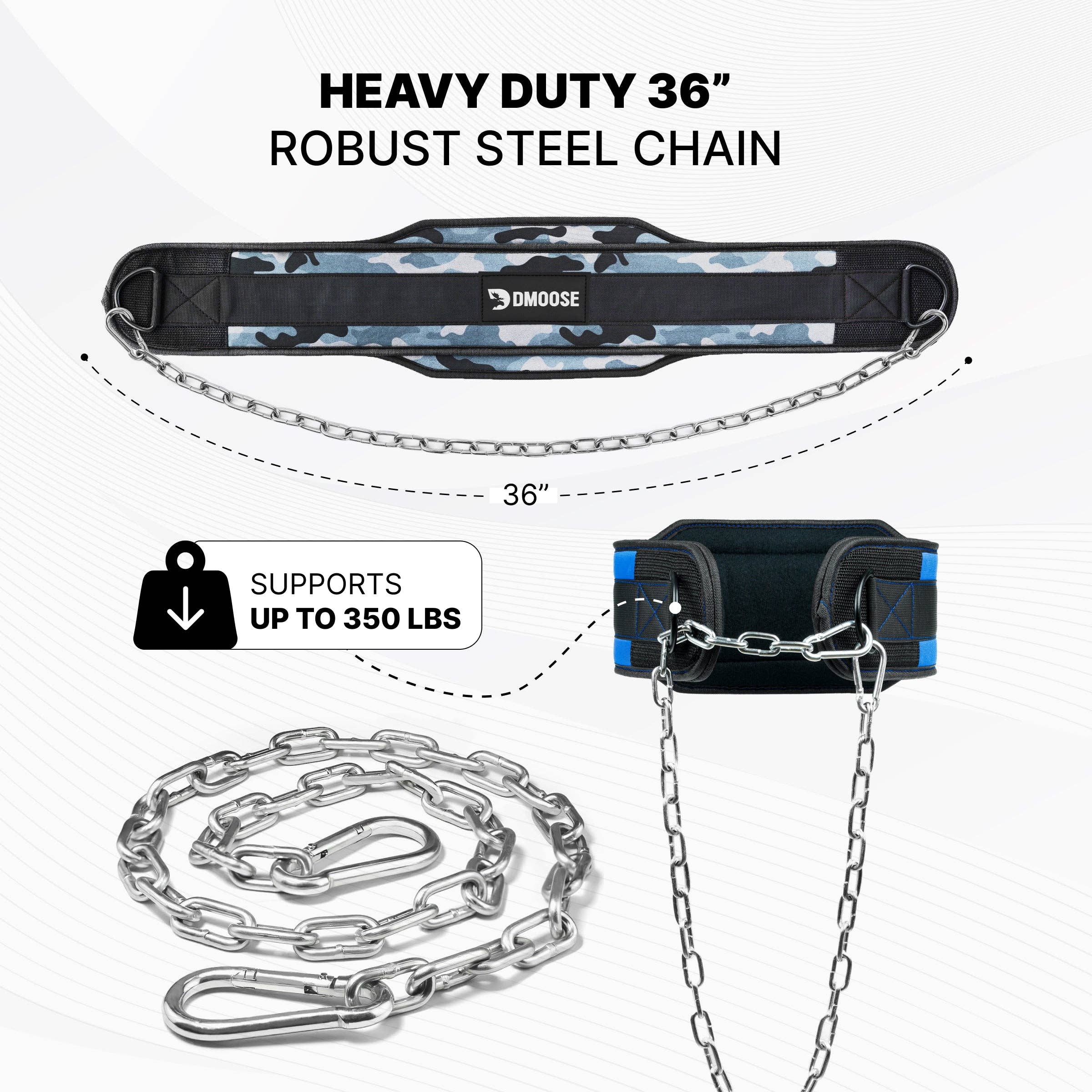 DMOOSE - Wholesale Fitness Equipment - DMoose Dip Belt with Chain20