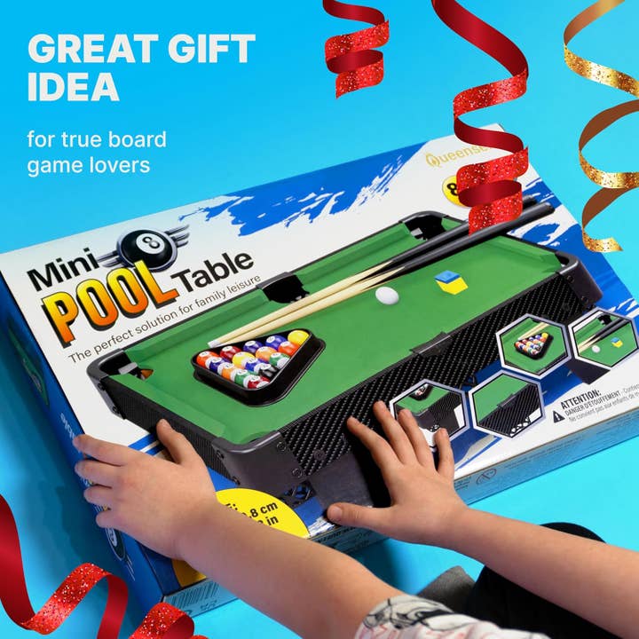 Queensell - Wholesale Board Game - 20-Inch Mini Pool Table3