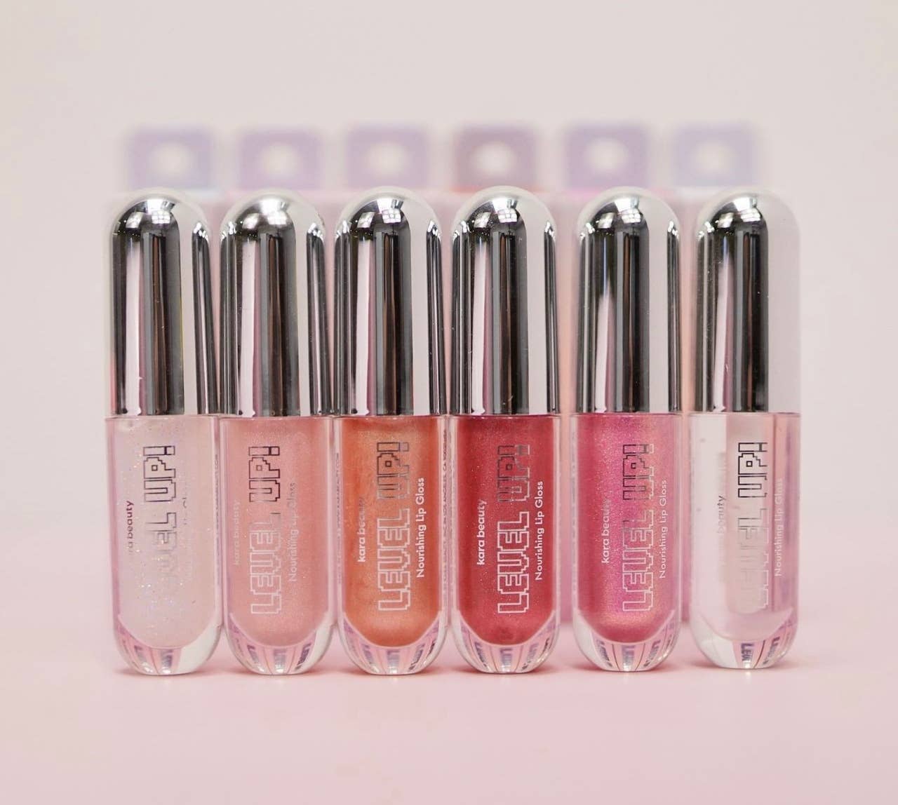 Kara Beauty - Venta al por mayor Brillos de labios - LEVEL UP! Brillo de Labios Nutritivo - Set para Exhibir4