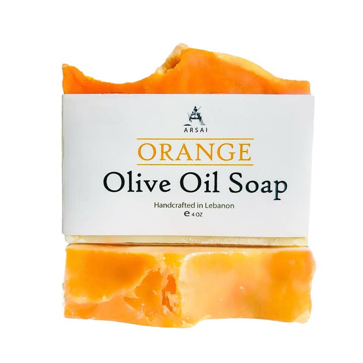 Arsai Soap - Wholesale Bar Soap - Orange - Pure Olive Oil Soap Bar - Handcrafted - All-Natural - Moisturizing & Soothing - 4oz - For All Skin Types - Unisex2