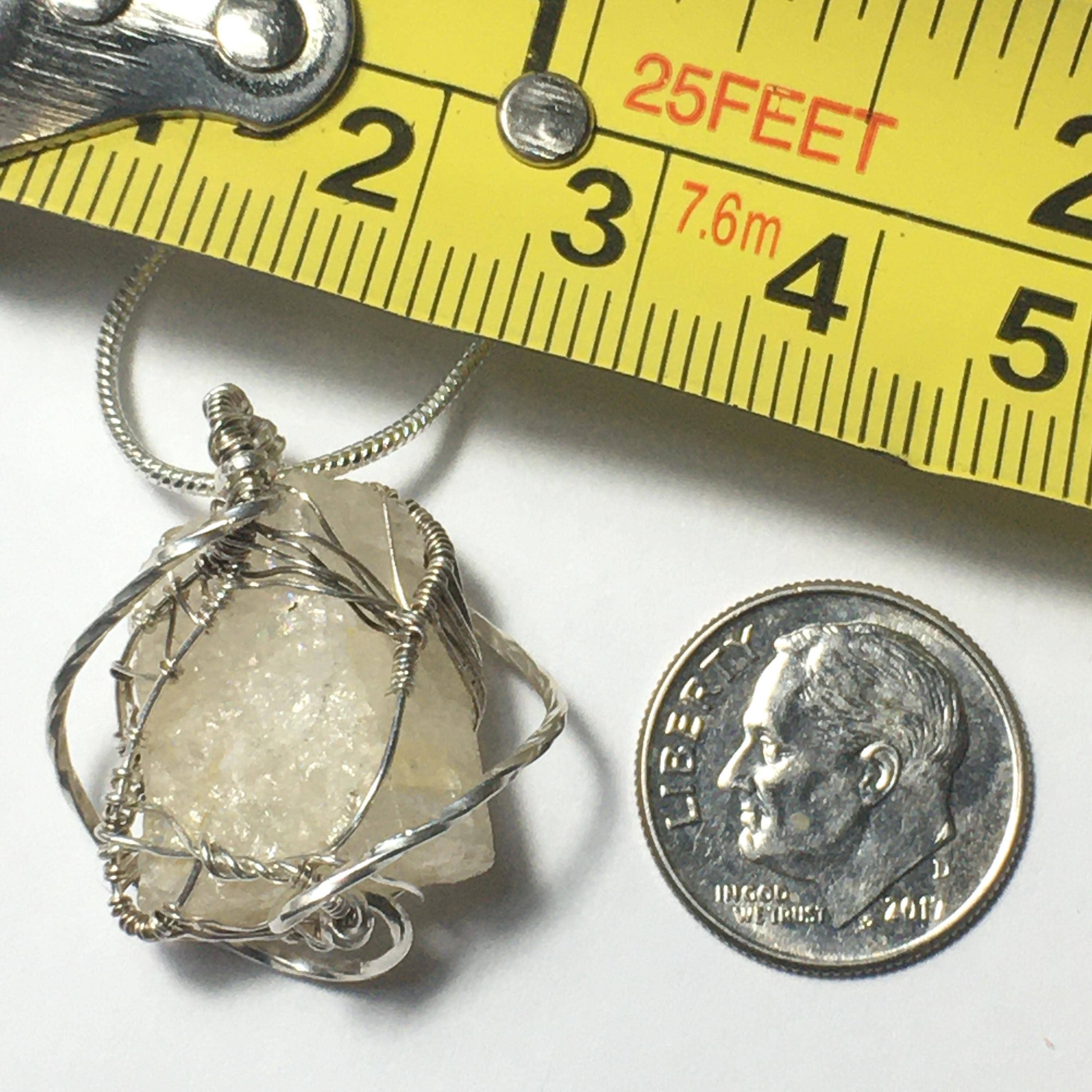 Wildheart Crystals - Wholesale Individual Charm/Pendant - Brazilian Phenacite Silver Wire-Wrap Pendant5