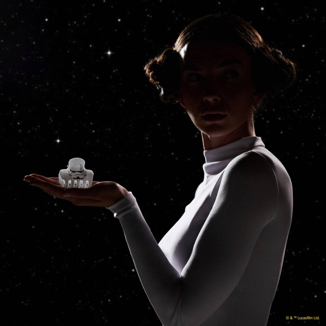 KITSCH - Wholesale Hair Clip - Women's - Star Wars™ & Kitsch Glitter Cloud Clip in Stormtrooper4