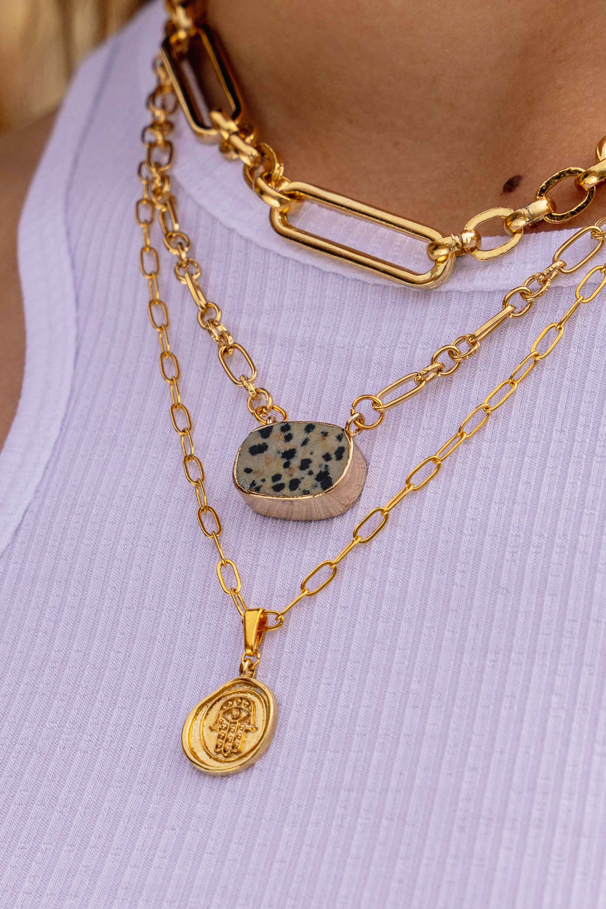 Formation Co. Jewellery - Wholesale Pendant/Charm Necklace - PALMA 'HAMSA HAND' NECKLACE2