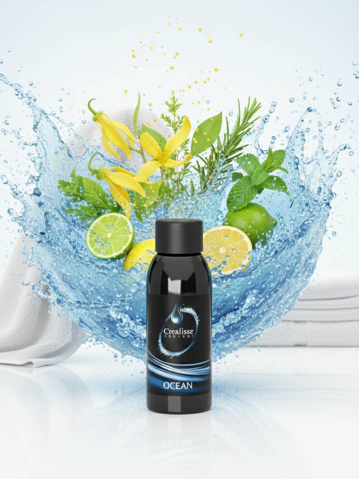 Profumo concentrato per bucato 50 ml Ocean per la vendita all'ingrosso da parte di Crealisse Profumi