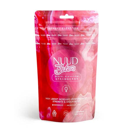 Sexology - Wholesale Oral Supplement/Vitamin - NUUD Sex Bites Female Aphrodisiac Gummies Strawberry