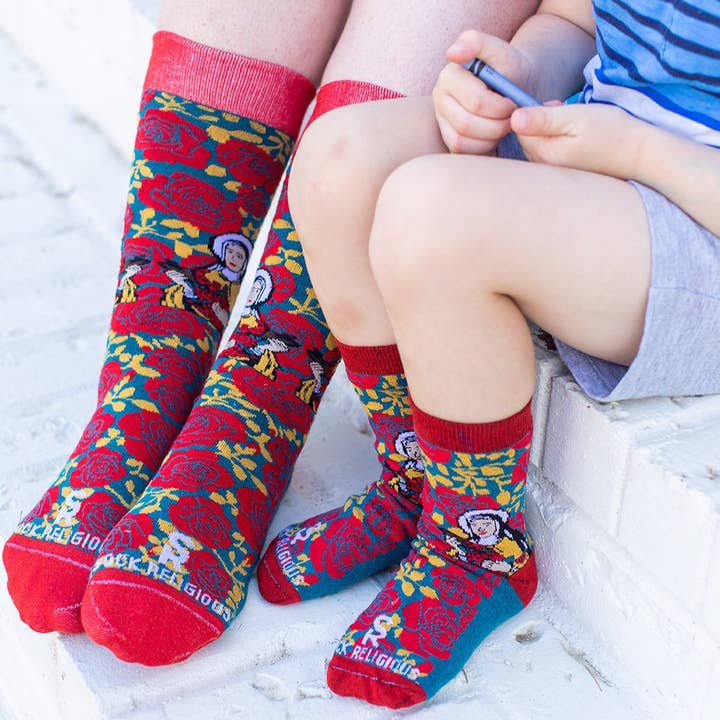 Sock Religious - Wholesale Socks - Unisex - St. Thérèse of Lisieux Adult XL Socks3