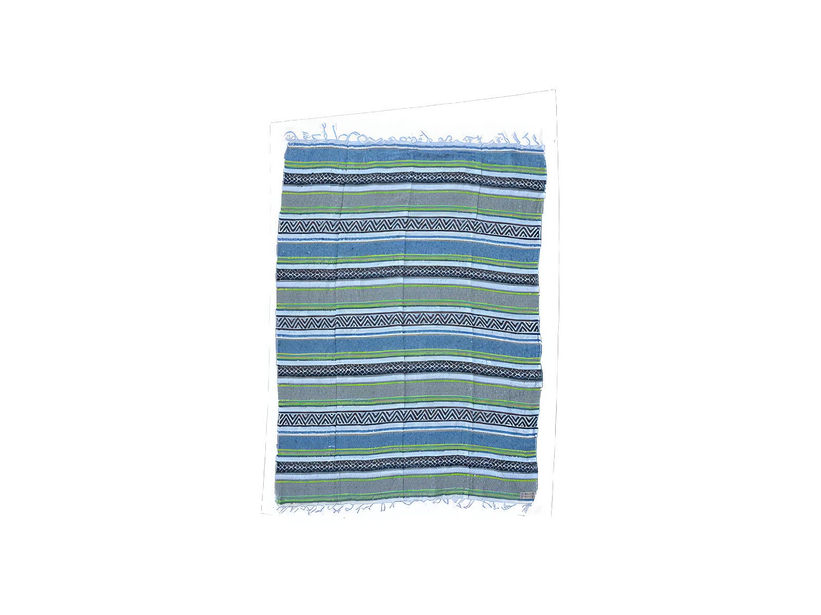 Gypsy Rose - Wholesale Throw Blanket - Striped Mexican Falsa Blanket6