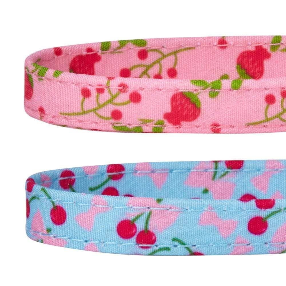 Lovely Cherry & Floral Cat Collar, 2 Pack for wholesale on Faire7