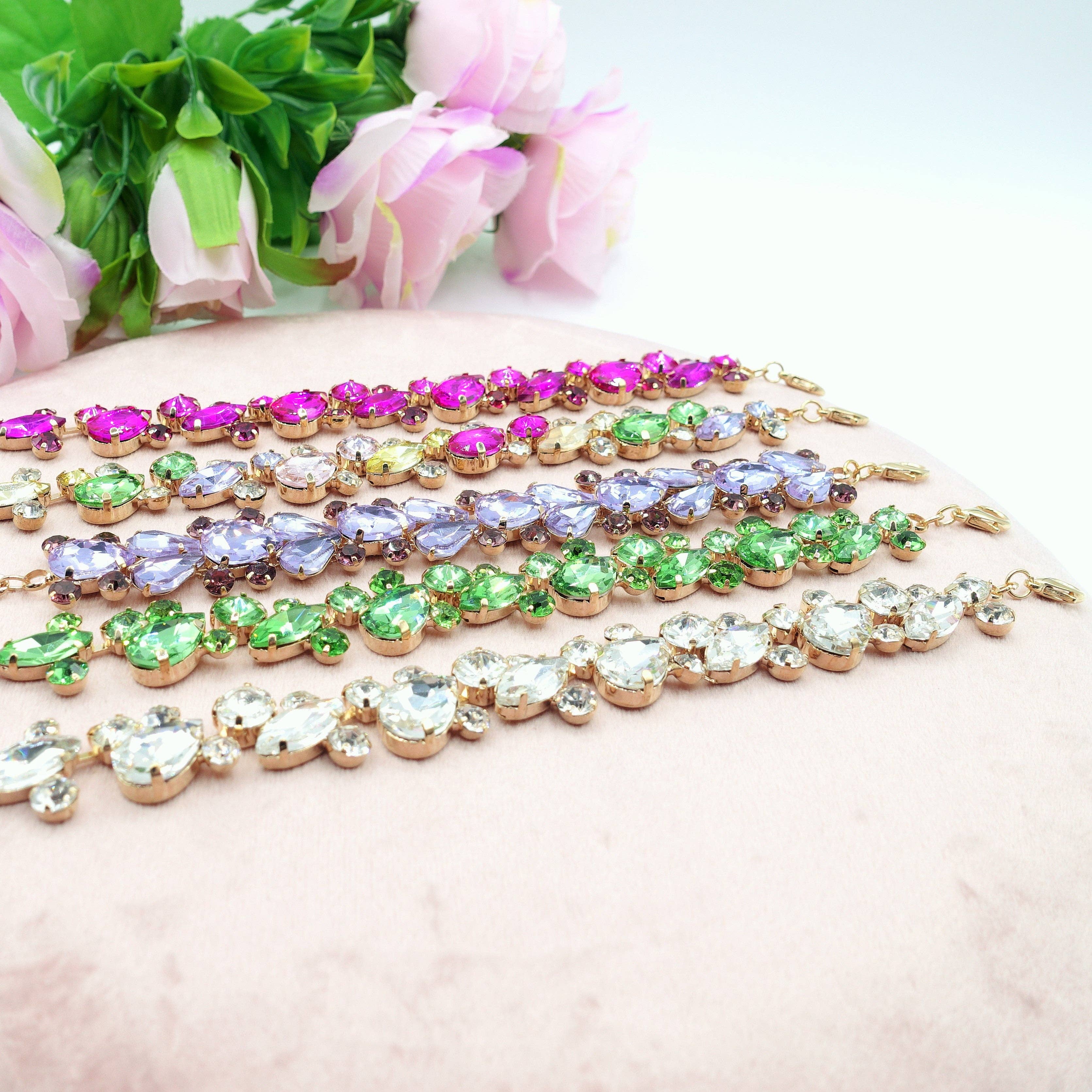 Daemon srls - Wholesale Charm/Dangle Bracelet - OPHELIA ~ Bracciale con pietre sfaccettate LUCE COLLECTION4