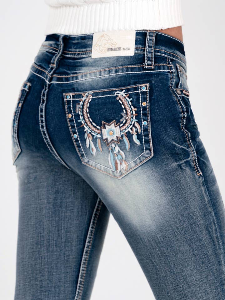 Dream Catcher Modify Mid-Rise Bootcut 32" | EB-61887-32 for engroshandel hos Grace in LA