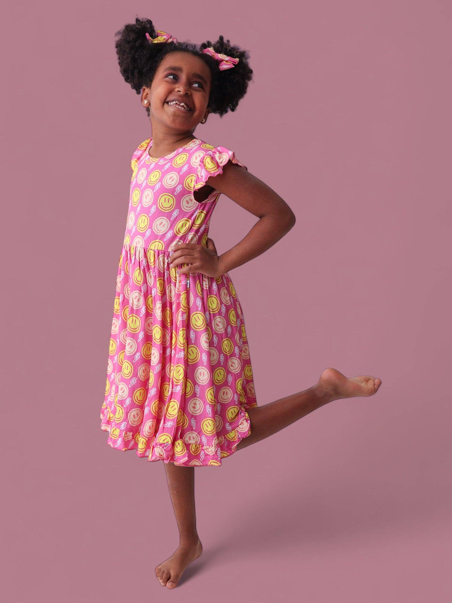 Dream Big Little Co. - Wholesale Dress - Kids - RADIANT SMILES DREAM RUFFLE DRESS20