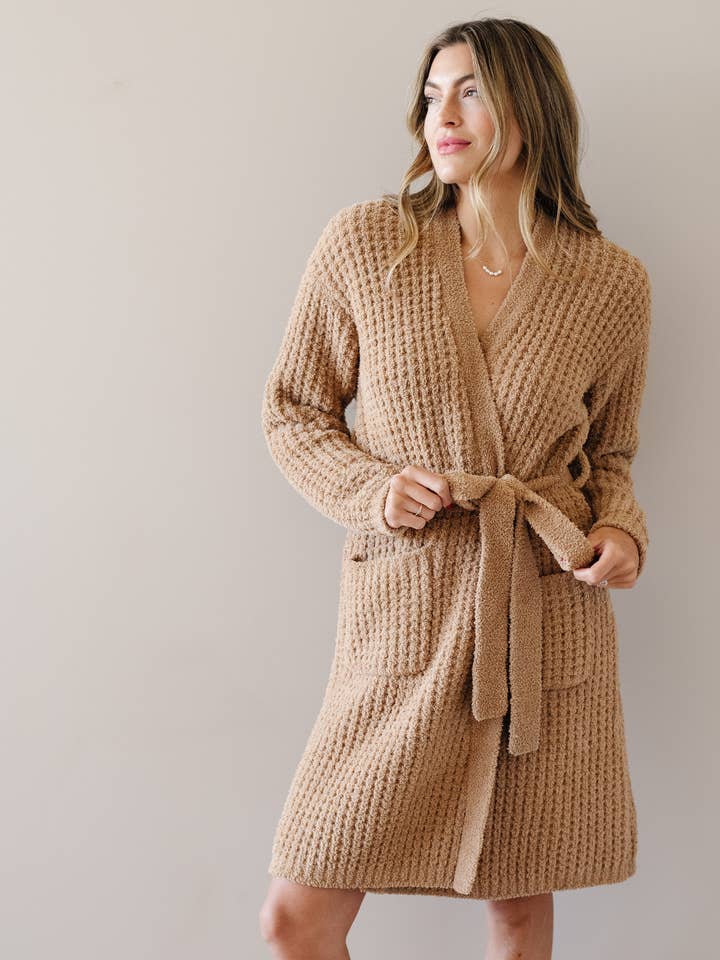 WAFFLE KNIT ROBES and other Purchase Wholesale waffle robe. Free Returns & Net 60 Terms on Faire trending on Faire.