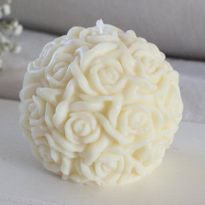 Aromaterapi Rosekugle Sojalys - Fredfyldt aften for engroshandel hos Studio Artemis