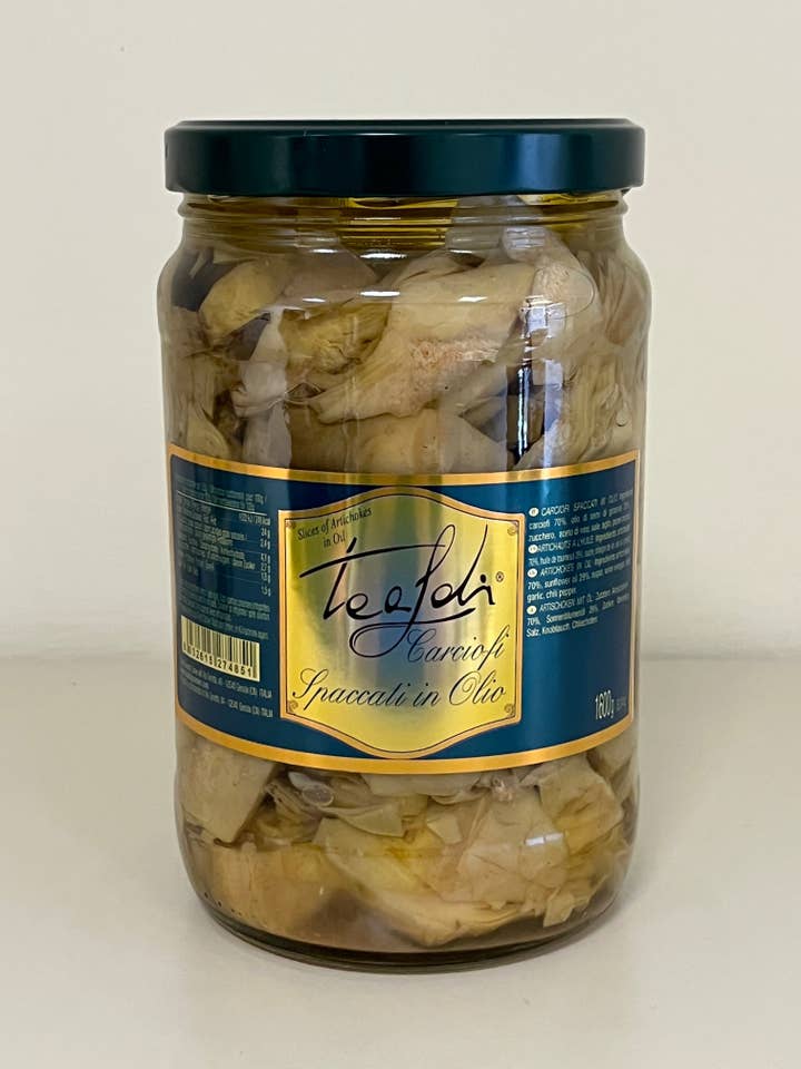 Artichauts Fendus à l'Huile 1700g pour la vente par ANTICO PASTIFICIO TEALDI SRL (Tealdi)