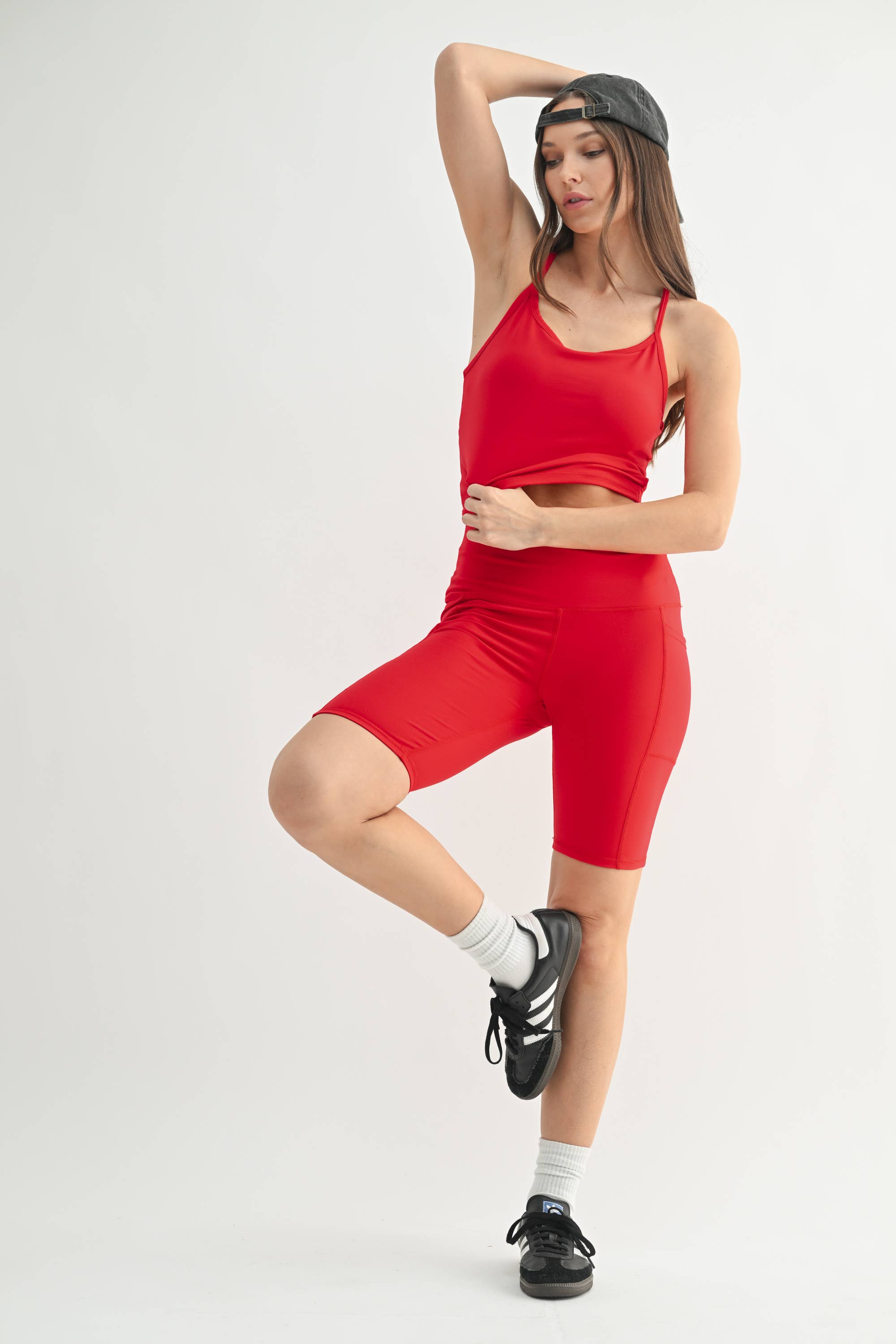 Mono B - Vente Haut de sport – femme - Débardeur de sport long à bretelles spaghetti19