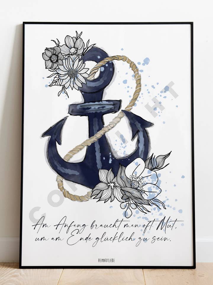 PRINT - MUTANKER WITH SLOGAN for wholesale by HEIMARTLIEBE®