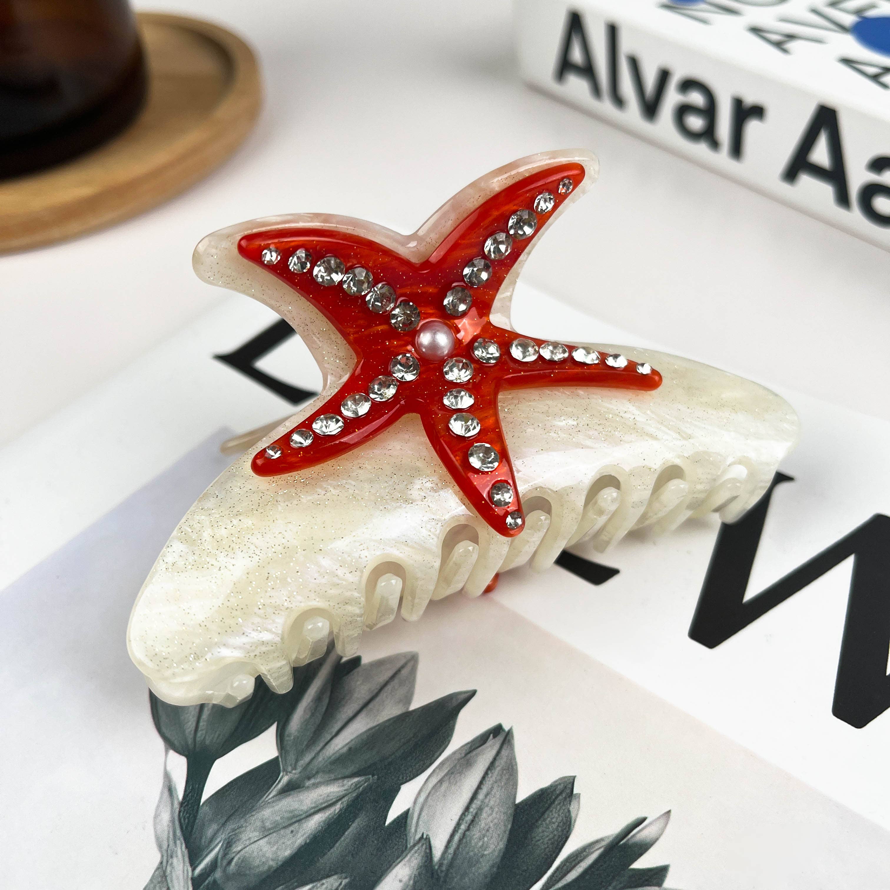 TheDivaSoap – wholesale Hårklämma - Dam – Sjöstjärnhårklämma, pärlkloklämma4