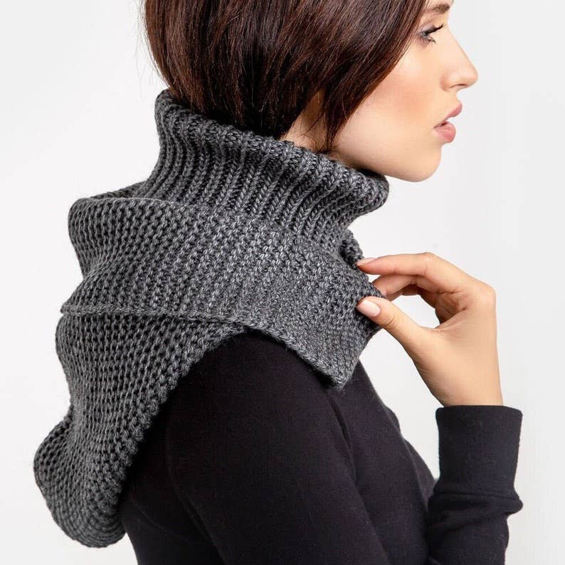 Sanyork Fair Trade - Vente Bonnet – femme - Écharpe à capuche épaisse en alpaga chaud, bonnet et pull1