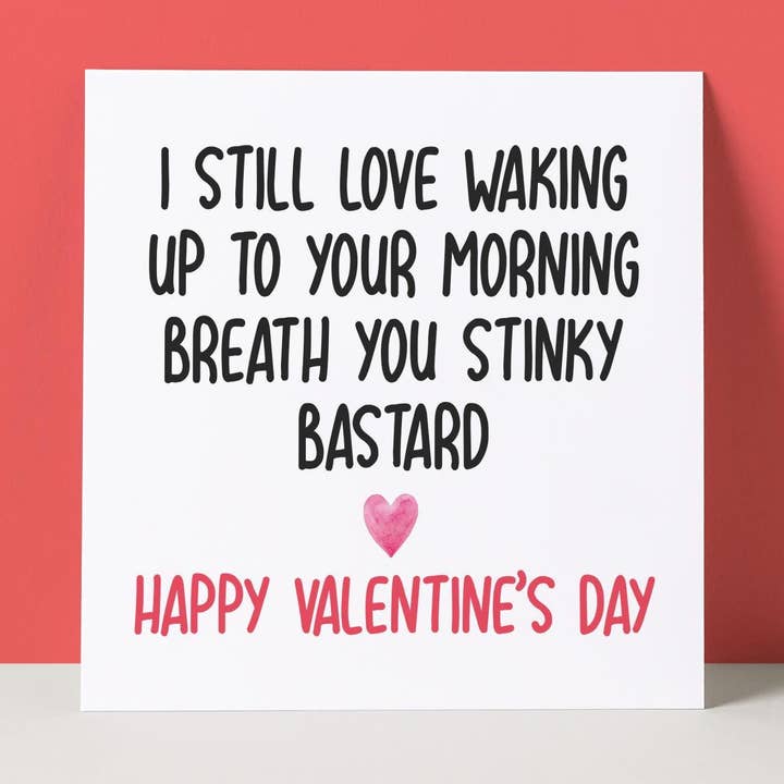 HALEINE DU MATIN - CARTE DE SAINT-VALENTIN pour la vente par Pack a Punch Designs