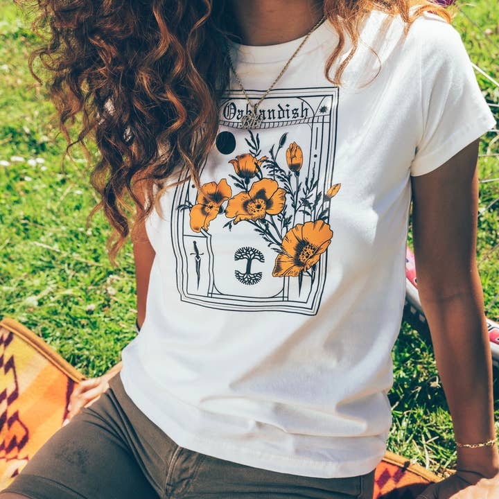 Women's Blossom Tee for wholesale by Oaklandish