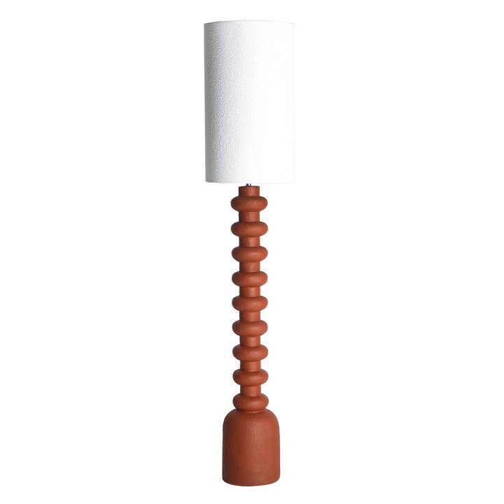 Kodu - Wholesale Floor Lamp - Red resin floor lamp measuring 34x34x181cm0