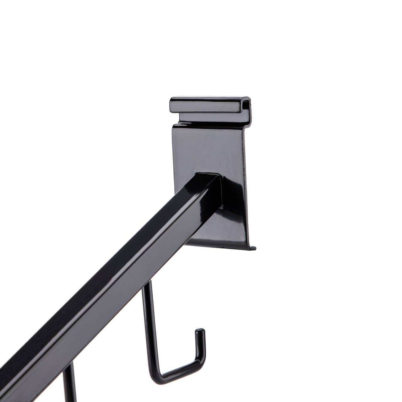 Store Supply Warehouse - Wholesale Retailer Display - Accessories - Black 5-J-Hook Waterfall Faceout For Wire Grid 8
