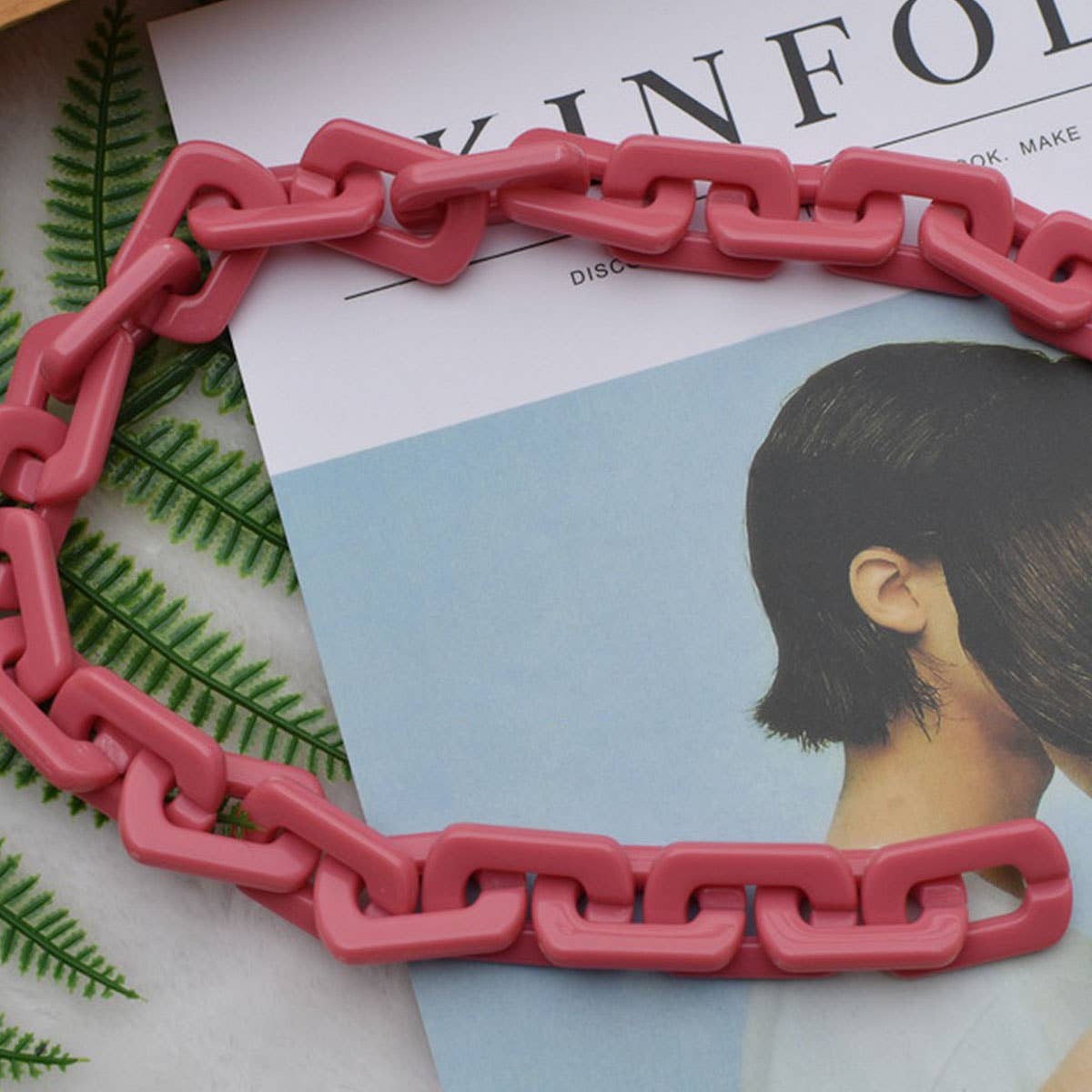 ACCITY - Wholesale Bag Strap - Women's - Acrylic Square Multi-Color Bag Chain,Bag Strap_CWMM50937