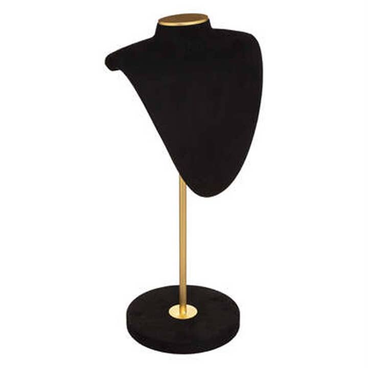 TSJJ - Wholesale Jewelry Stand & Display - Black Lady Bust Jewelry Holder