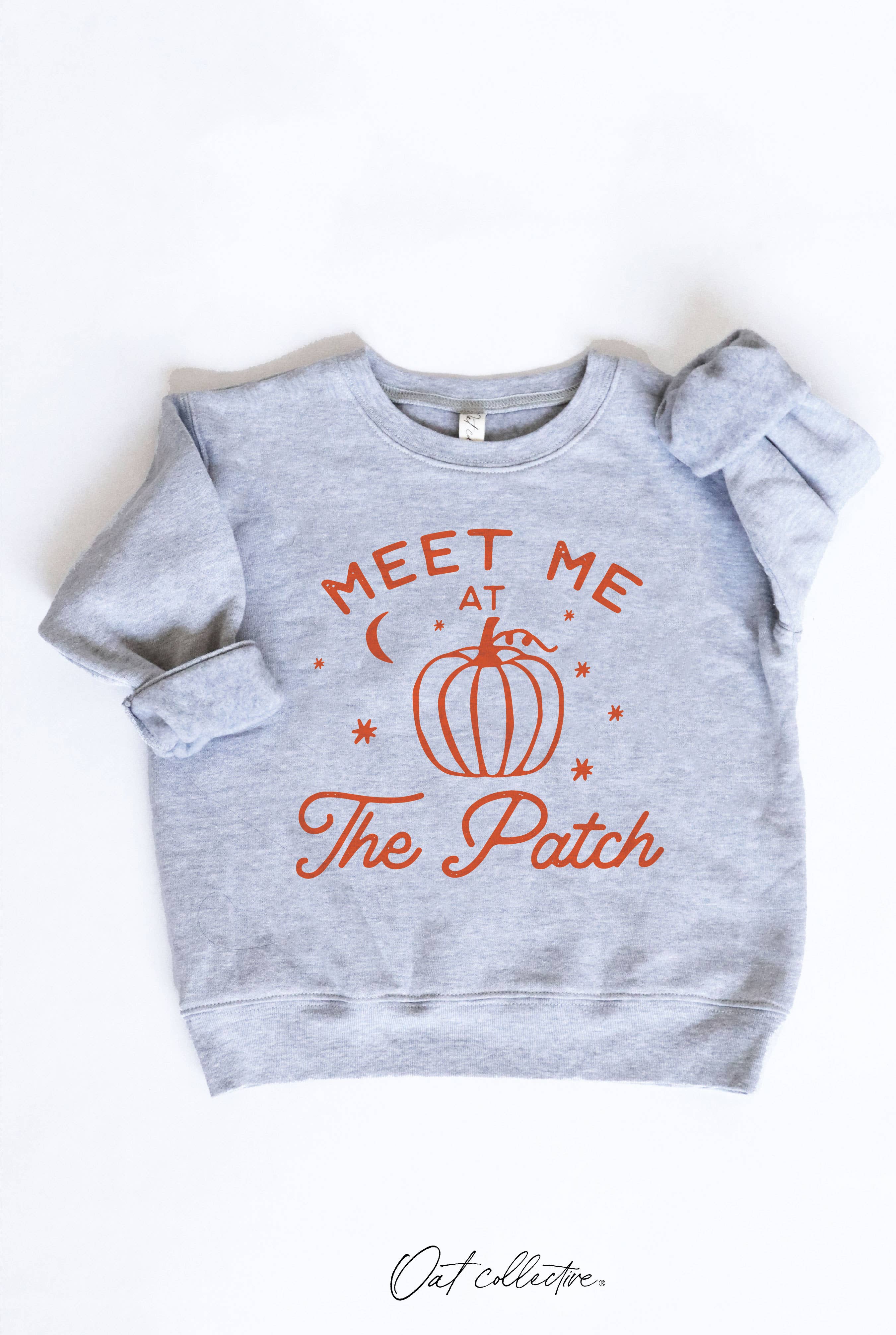 OAT COLLECTIVE - Wholesale Sweatshirt - Kinderen - MEET ME AT THE PATCH Sweatshirt met grafische print voor peuters, uniseks3