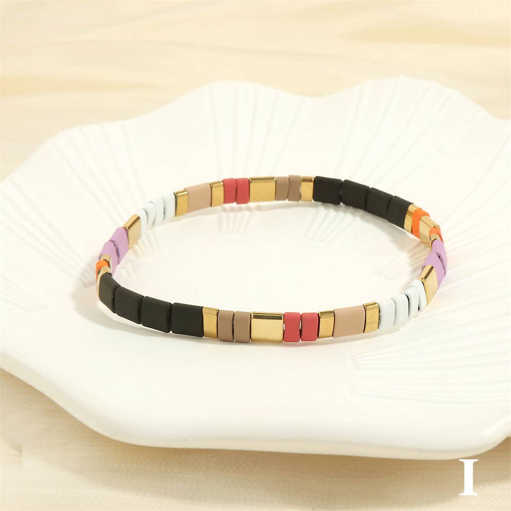 Mio Queena – Engroshandel Perlearmbånd – 5 mm TILA perle armbånd med elastik - BJ43