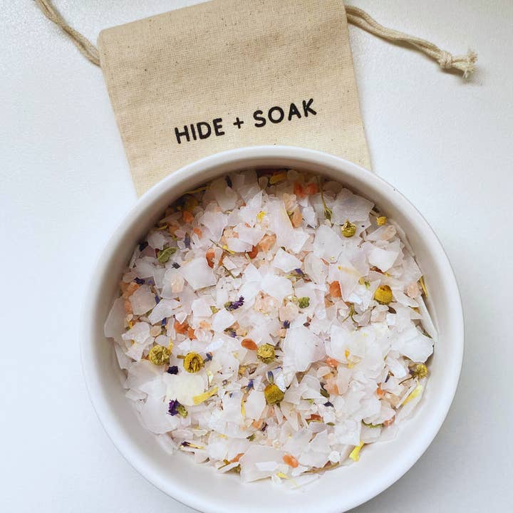 Hide + Soak | Luxurious Bath Soaks & Magnesium Oil – wholesale Badsalt – #3 Indigo - Sömnunderstöd - Magnesiumbad + Fotsalt1