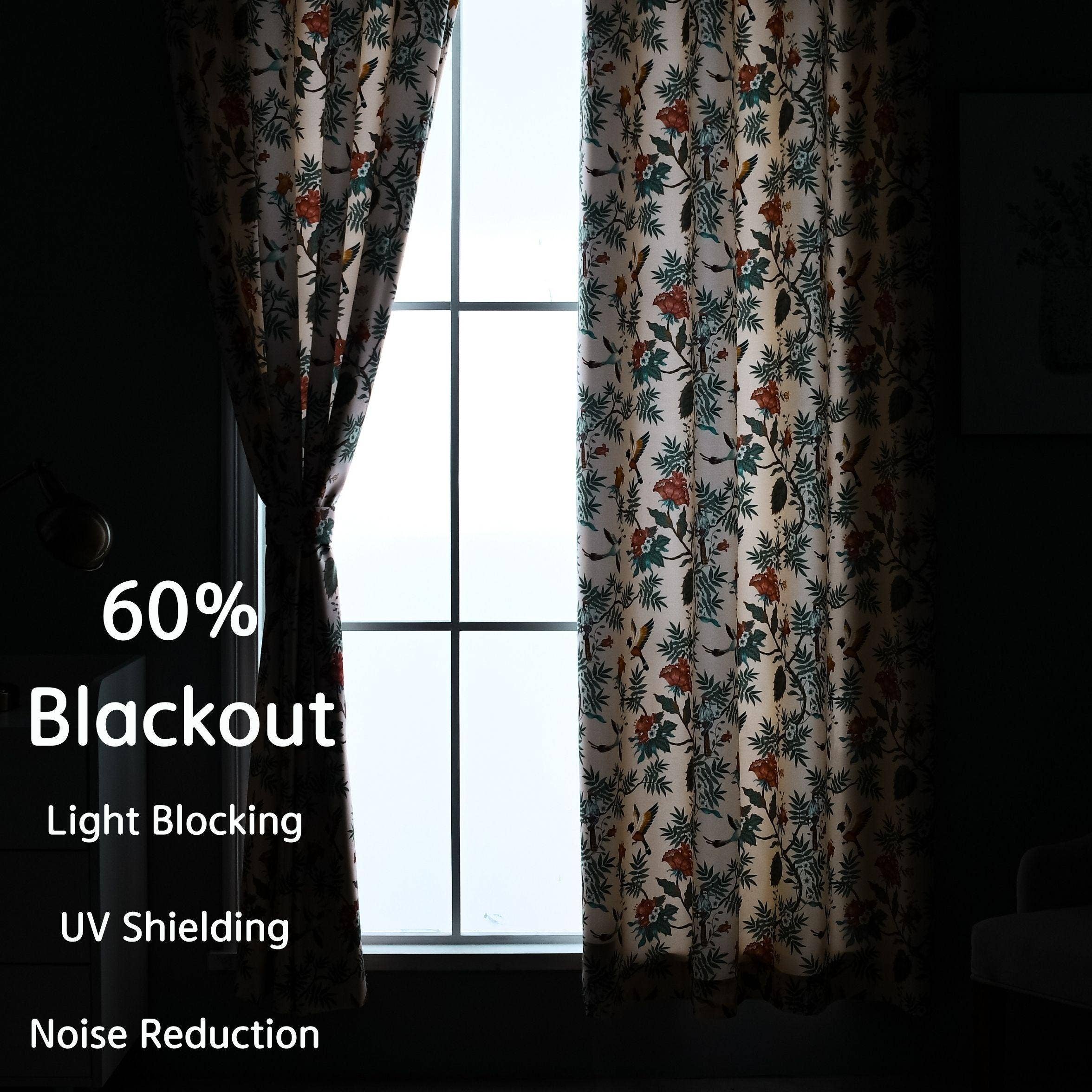 Lanting Home Decor Inc. - Vente Rideaux - Rideau à rideaux Vintage Secret Manor, occultant à 60 %, taille et tête personnalisées, 1 panneau7